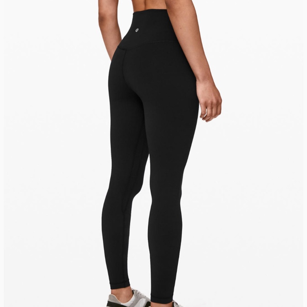 Align black full seam leggings